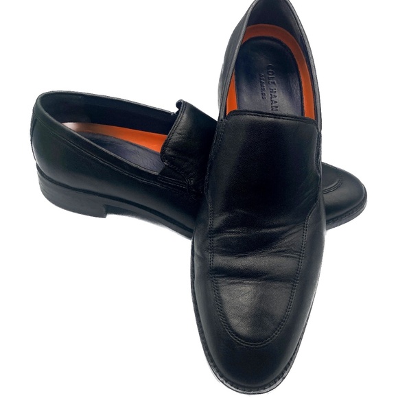 Cole Haan Grand Dress Slip On Loafers, Men\'s 11M, Black Leather main image 5
